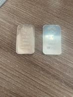 2x Vintage Argor Chiasso Zilverbaar 100 gram, Postzegels en Munten, Edelmetalen en Baren, Ophalen of Verzenden, Zilver