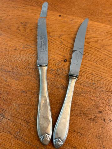 Antiek brocante bestek gebroeders solingen rvs röstfrei mes beschikbaar voor biedingen