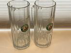 C743 Twee mooie Alpirsbacher bierglazen Klosterbrau, Ophalen of Verzenden, Gebruikt, Glas of Glazen, Overige merken
