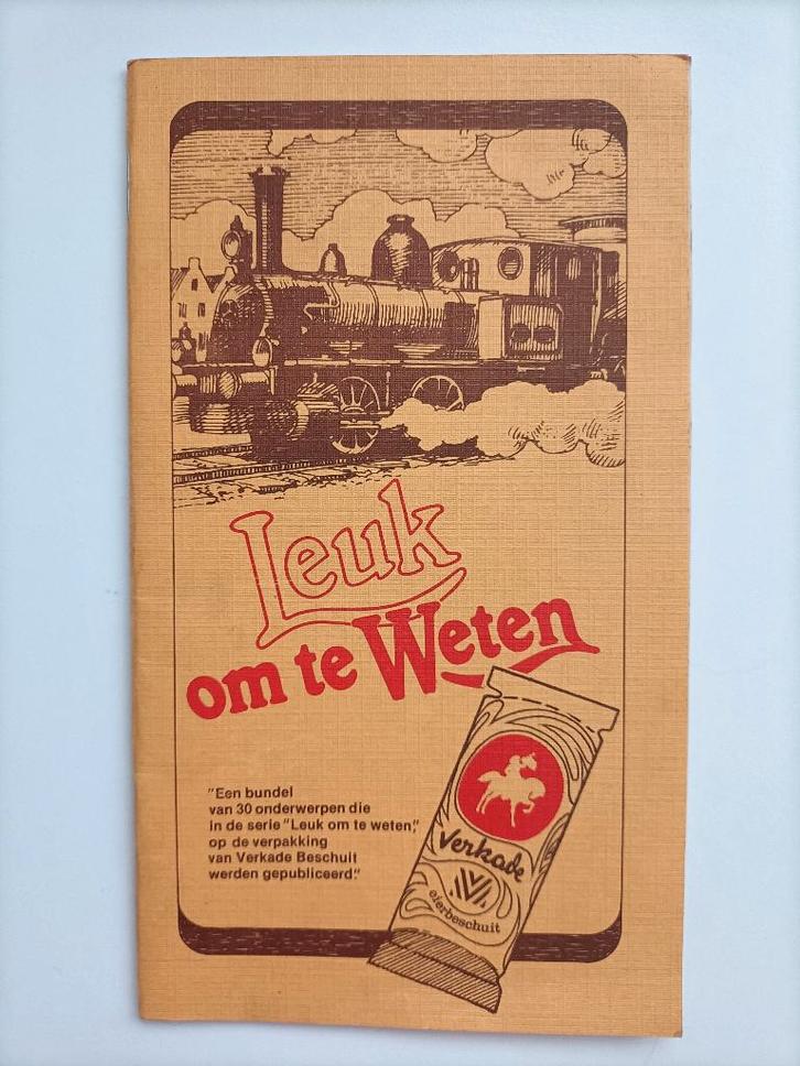 Leuk om te weten - Koninklijke Verkade Fabrieken, Verzamelen, Merken en Reclamevoorwerpen, Zo goed als nieuw, Overige typen, Ophalen of Verzenden