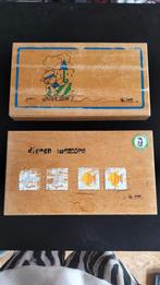 Vintage 2x Rolf memory spel houten kisten memorie educatief, Ophalen of Verzenden, Gebruikt