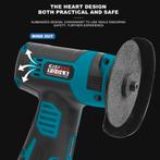 Accu haakse slijper met 2 accu's, Ophalen of Verzenden, Nieuw, Minder dan 700 watt, Haakse handslijpmachine