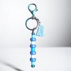 Sleutelhanger - tashanger metallic blauw, Ophalen of Verzenden, Nieuw, Overige typen