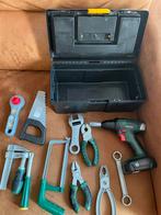 Speelgoed gereedschapskist met gereedschap, Doe-het-zelf en Verbouw, Gereedschap | Handgereedschap, Ophalen of Verzenden, Gebruikt