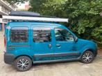 Renault Kangoo minicamper1.4 Breed Priv Euro 2000 2002 Groen, Auto's, 1025 kg, Stof, 74 pk, 4 cilinders