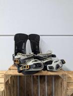 Burton malavita snowboard binding maat M grijs zwart, Ophalen of Verzenden, Zo goed als nieuw, Bindingen