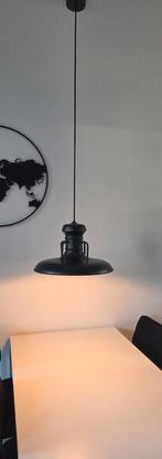 Eettafellamp zwart industrial, Huis en Inrichting, Lampen | Hanglampen, Ophalen, Minder dan 50 cm