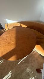 Modern Round Dining Table For 8 Ppl, Walnut, Solid Wood Base, Ophalen, Gebruikt, 150 tot 200 cm, Rond