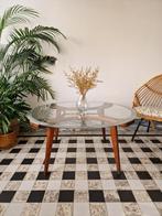 Vintage midcentury salontafel W. Watting - Fristho, Huis en Inrichting, Ophalen, Gebruikt, Rond, Minder dan 50 cm