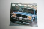 Folder Peugeot 504 (1981) (56), Ophalen of Verzenden, Nieuw, Peugeot