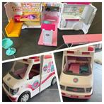 Barbie Ambulance emergency vehicle, Ophalen of Verzenden, Zo goed als nieuw, Barbie