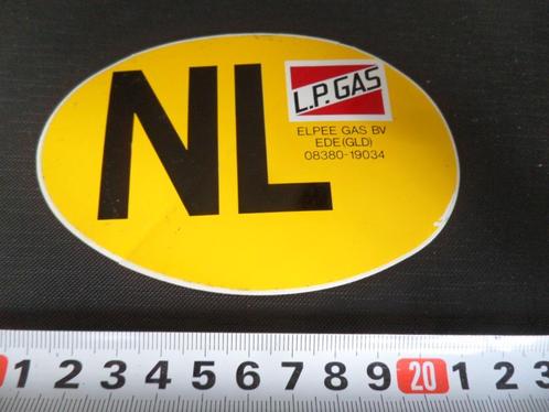 sticker bumpersticker NL lp gas elpee gas bv ede, Verzamelen, Stickers, Zo goed als nieuw, Bedrijf of Vereniging, Ophalen