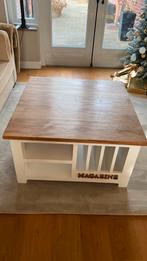 Landelijke salontafel 90x90, Huis en Inrichting, Ophalen, Rechthoekig, 50 tot 100 cm, Minder dan 50 cm