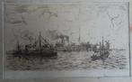 Cornelis Koppenol (1865-1946)  haven + 4 werken in 1 koop, Antiek en Kunst, Ophalen of Verzenden
