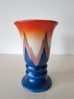 Art Deco Ditmar Urbach Czechoslovakia vaas, decor Himalaya, Antiek en Kunst, Antiek | Keramiek en Aardewerk, Ophalen of Verzenden
