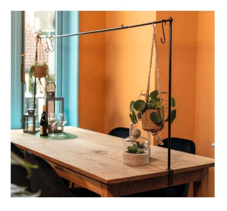 Tafelklem Esschert's Garden zwart 117,7-211,5cm (2 stuks), Tuin en Terras, Overige Tuin en Terras, Zo goed als nieuw, Ophalen of Verzenden