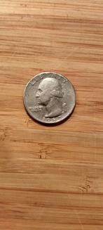 Amerikaanse Quarter Dollar, Ophalen of Verzenden, Noord-Amerika, Losse munt, Zilver