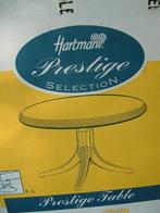 Hartman Prestige wit ronde tuintafel tafel 100 cm kunststof, Tuin en Terras, Ophalen, Zo goed als nieuw, Rond, Kunststof