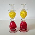 Des Pots Glazen Kandelaar - Handgemaakt, Huis en Inrichting, Woonaccessoires | Kandelaars en Kaarsen, Overige materialen, 25 tot 50 cm