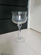Vaas op voet, Huis en Inrichting, Woonaccessoires | Vazen, Ophalen, Gebruikt, Overige kleuren, Glas