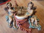 Wijwaterbak met Engelen groot., Huis en Inrichting, Woonaccessoires | Wanddecoraties, Ophalen of Verzenden, Gebruikt