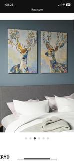 Pjatteryd ikea rendier, Huis en Inrichting, Woonaccessoires | Schilderijen, Tekeningen en Foto's, Ophalen, Zo goed als nieuw, Schilderij