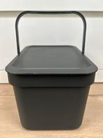 Brabantia sort & go prullenbak 6 liter zwart, Huis en Inrichting, Woonaccessoires | Prullenbakken, Minder dan 50 cm, Kunststof