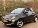 Fiat 500 C 0.9 TwinAir Turbo Lounge CABRIO NAVI AIRCO NIEUWS, Gebruikt, Cabriolet, Zwart, Origineel Nederlands