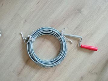 riool ontstoppingsveer  10 meter met handvat beschikbaar voor biedingen