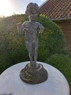 loden putti, Tuin en Terras, Tuinbeelden, Ophalen of Verzenden, Gebruikt