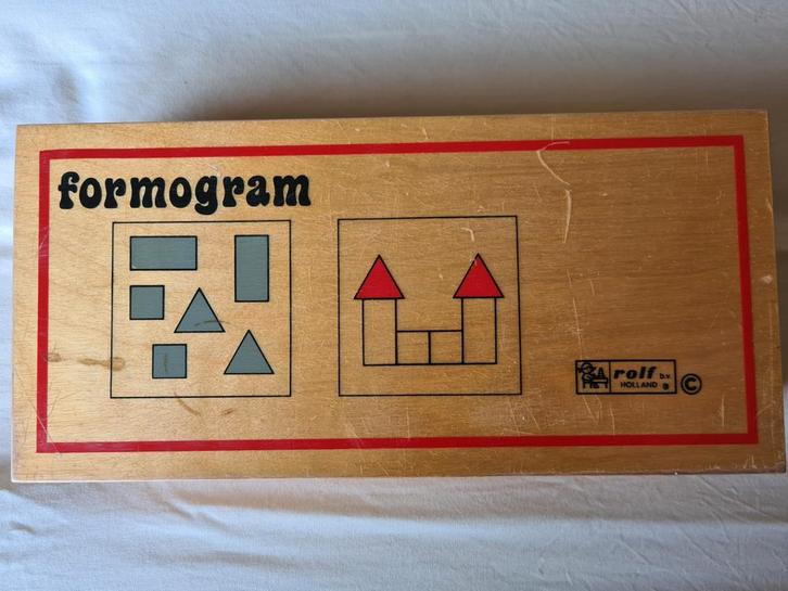 Rolf Formogram - Compleet in Houten Kist, Kinderen en Baby's, Speelgoed | Educatief en Creatief, Zo goed als nieuw, Puzzelen, Ontdekken