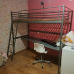 Hoogslaper met Bureau, Huis en Inrichting, Slaapkamer | Stapelbedden en Hoogslapers, Ophalen, Gebruikt, Hoogslaper, Eenpersoons