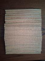 6 rieten placemats, Ophalen of Verzenden, Zo goed als nieuw