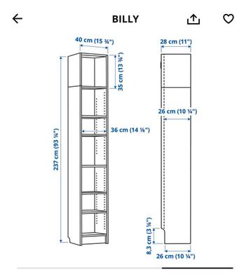 IKEA BILLY Boekenkast - 4 delen met LED - afbeelding 6