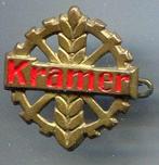 Kramer koper tractor broche ( E_094 ), Verzamelen, Speldjes, Pins en Buttons, Verzenden, Zo goed als nieuw, Transport, Speldje of Pin