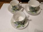 Royal Albert Lily Of The Valley, 4st., Ophalen of Verzenden, Zo goed als nieuw, Porselein, Kop en/of schotel
