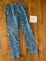 Blauwe pyjamabroek broek sterretjes maat 116 nette staat, Ophalen of Verzenden, Zo goed als nieuw, Meisje, Broek