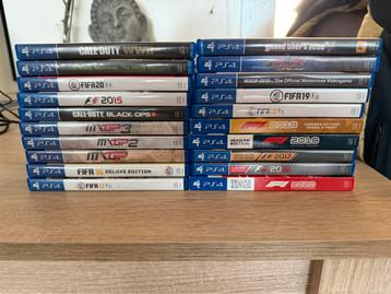 20 PS4 games (onbeschadigd) beschikbaar voor biedingen