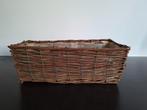 Rieten mand, kraammand,kadomand, Ophalen of Verzenden, Gebruikt, Rechthoekig, Riet