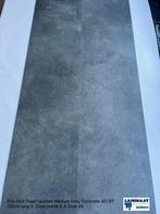 Grote Pvc click Tegel Spotted Medium Grey Concrete €17,95p/m, 75 m² of meer, Nieuw, Grijs, Ophalen of Verzenden