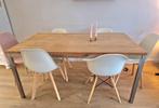 Eetkamer tafel teak, Huis en Inrichting, Tafels | Eettafels, Ophalen, Gebruikt, Teakhout, 50 tot 100 cm