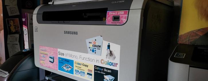 Samsung CLX-2160N Kleurenlaserprinter, Computers en Software, Printers, Gebruikt, All-in-one, Laserprinter, Kleur printen, Kopieren
