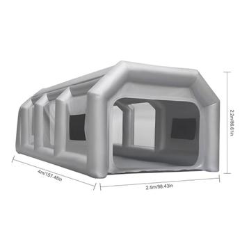 opblaasbare spuitcabine / autospuittent +luchtfiltersysteem beschikbaar voor biedingen