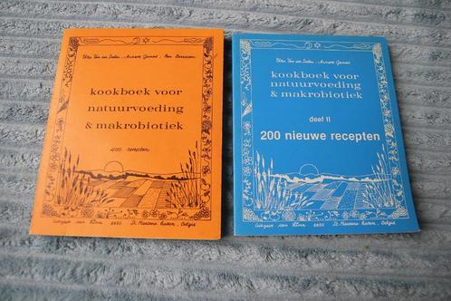2 kookboeken voor natuurvoeding en makrobiotiek, Boeken, Kookboeken, Gelezen, Ophalen of Verzenden