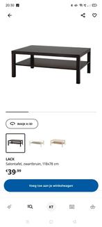 Salon tafel, 100 tot 150 cm, Zo goed als nieuw, Minder dan 50 cm, Rechthoekig