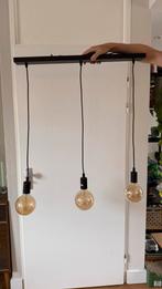 Moderne hanglamp met 3 lampen, Huis en Inrichting, Lampen | Hanglampen, Ophalen, Zo goed als nieuw, Metaal, 50 tot 75 cm