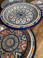 Schalen 38cm Marokkaans aardewerk servies, Huis en Inrichting, Keuken | Servies, Nieuw, Ophalen of Verzenden, Schaal of Schalen