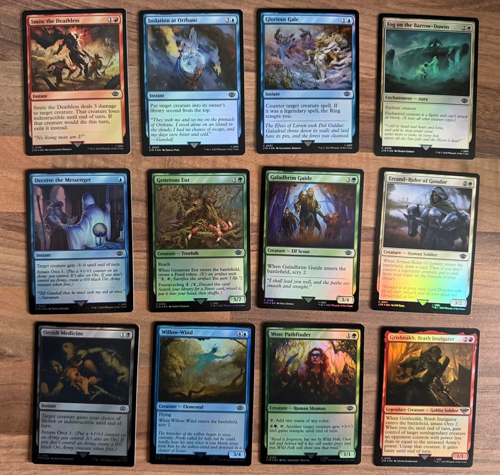 MTG - Lord of the Rings 20 foils, Ophalen of Verzenden, Zo goed als nieuw