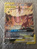 Espeon & Deoxys GX SM240 Oversized, Hobby en Vrije tijd, Verzamelkaartspellen | Pokémon, Ophalen, Nieuw, Losse kaart