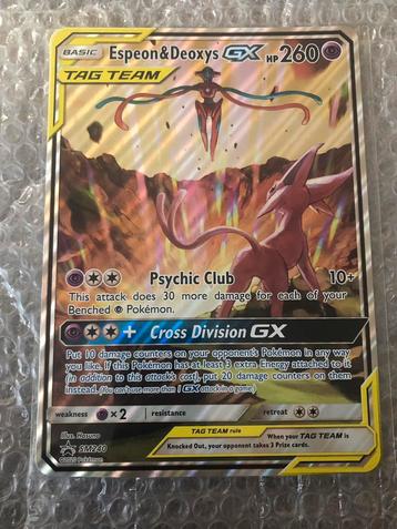 Espeon & Deoxys GX SM240 Oversized beschikbaar voor biedingen